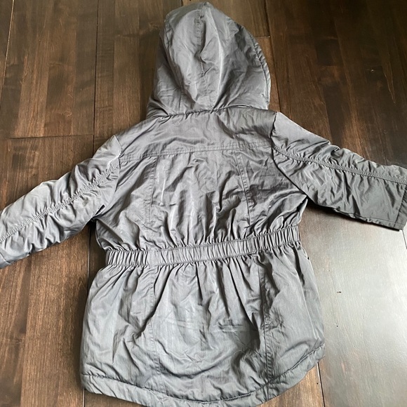 3 pommes charcoal parka jacket - Picture 3 of 5